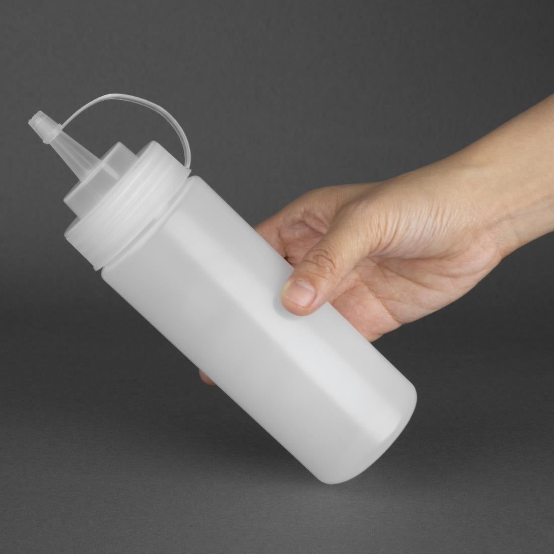 Vogue Clear Squeeze Sauce Bottle 340ml - K657