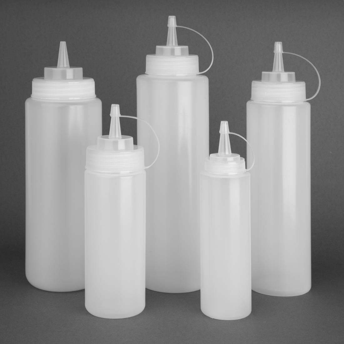 Vogue Clear Squeeze Sauce Bottle 340ml - K657