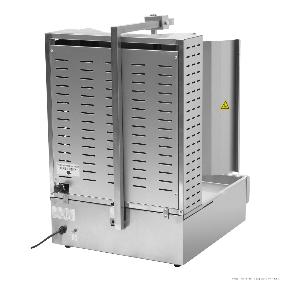 GasMax Semi-automatic 3 Burner LPG Kebab Machine – KB-3LPG