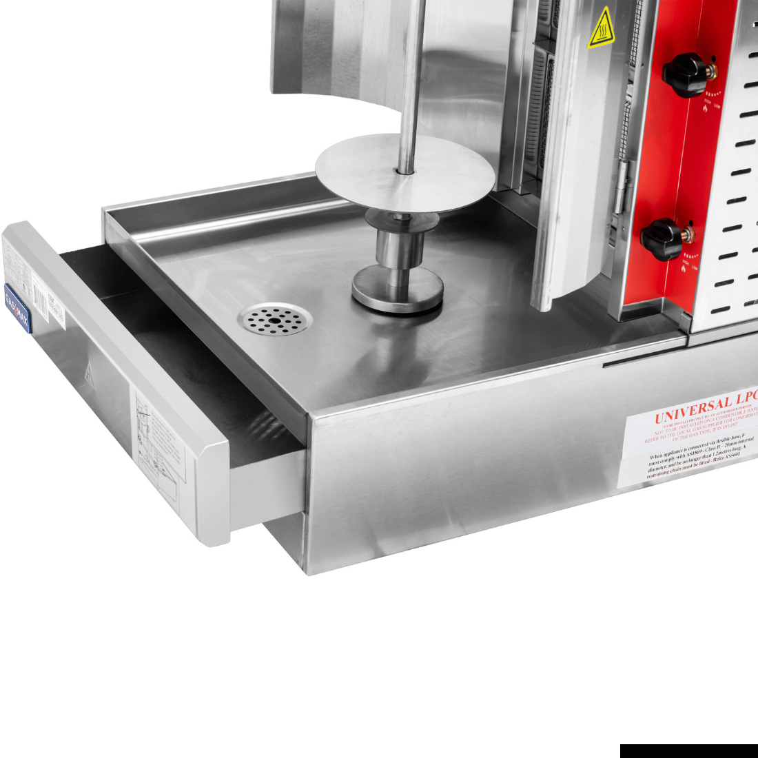 GasMax Semi-automatic 3 Burner LPG Kebab Machine – KB-3LPG