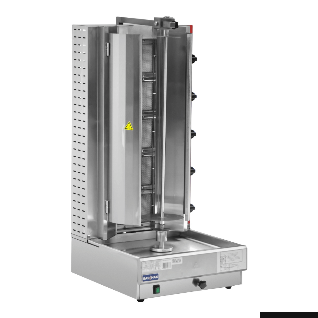 GasMax Semi-automatic 5 Burner LPG Kebab Machine – KB-5LPG