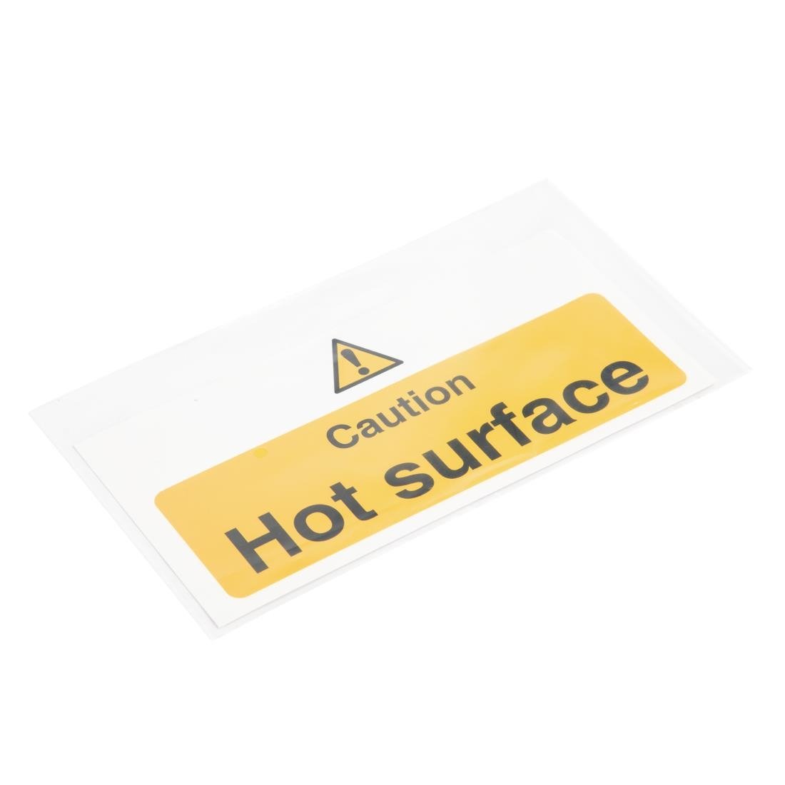 Vogue Caution Hot Surface Sign - L848