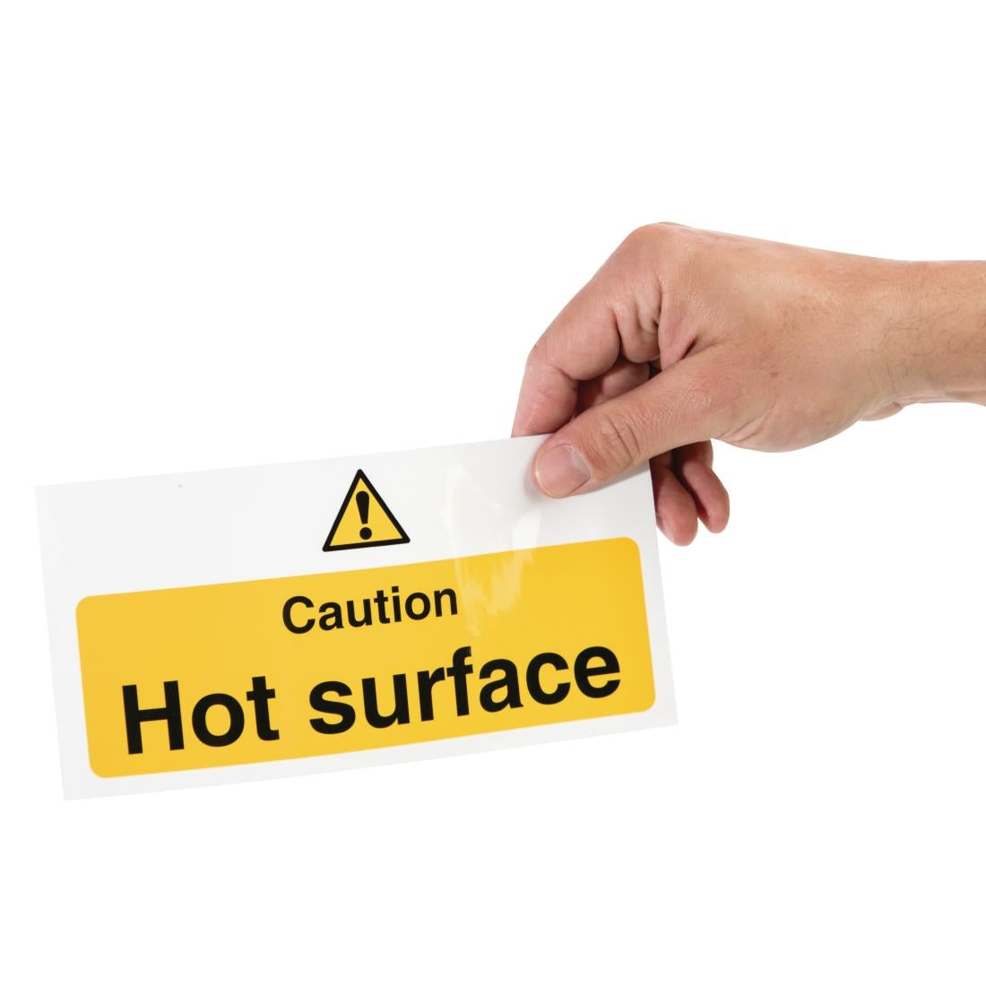 Vogue Caution Hot Surface Sign - L848