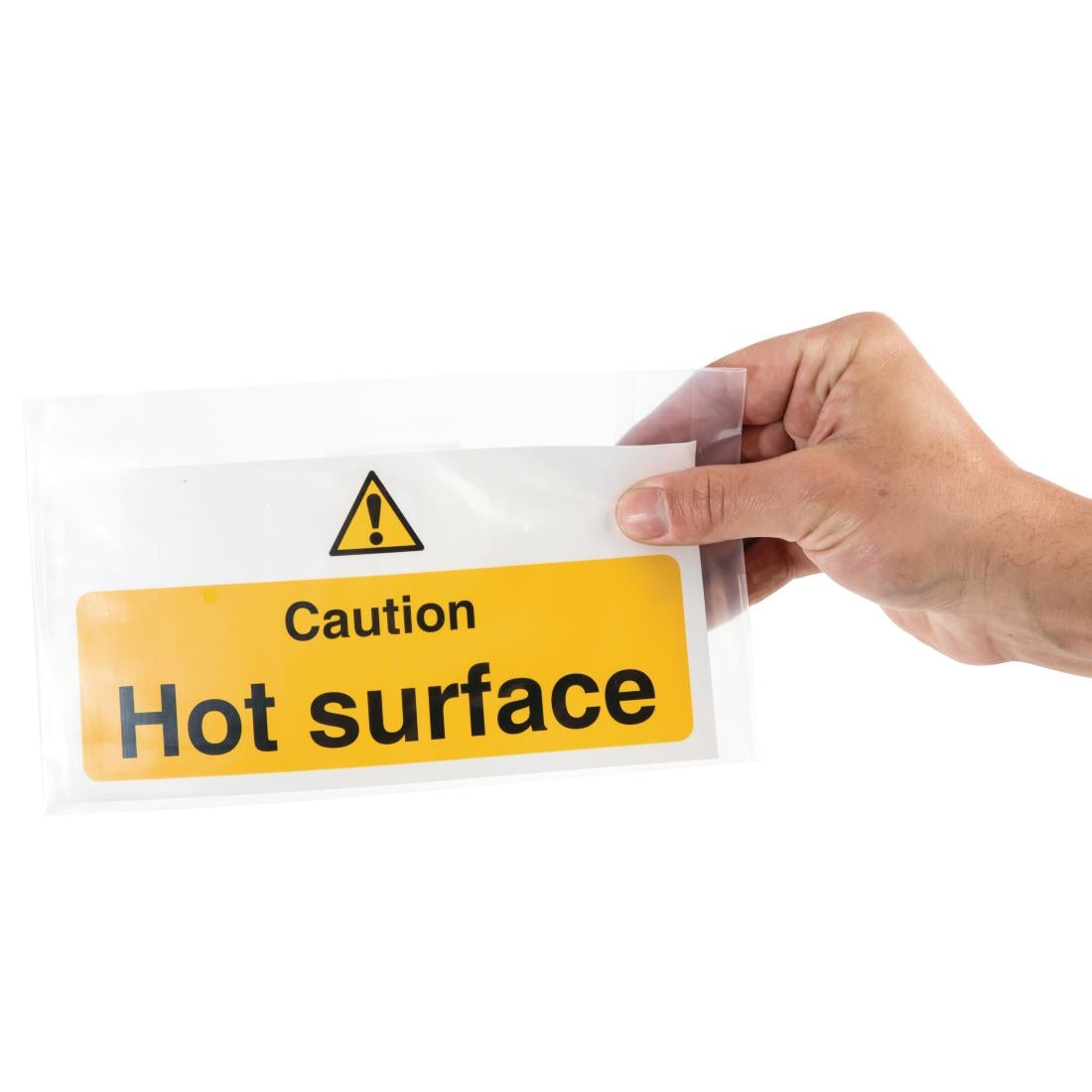 Vogue Caution Hot Surface Sign - L848