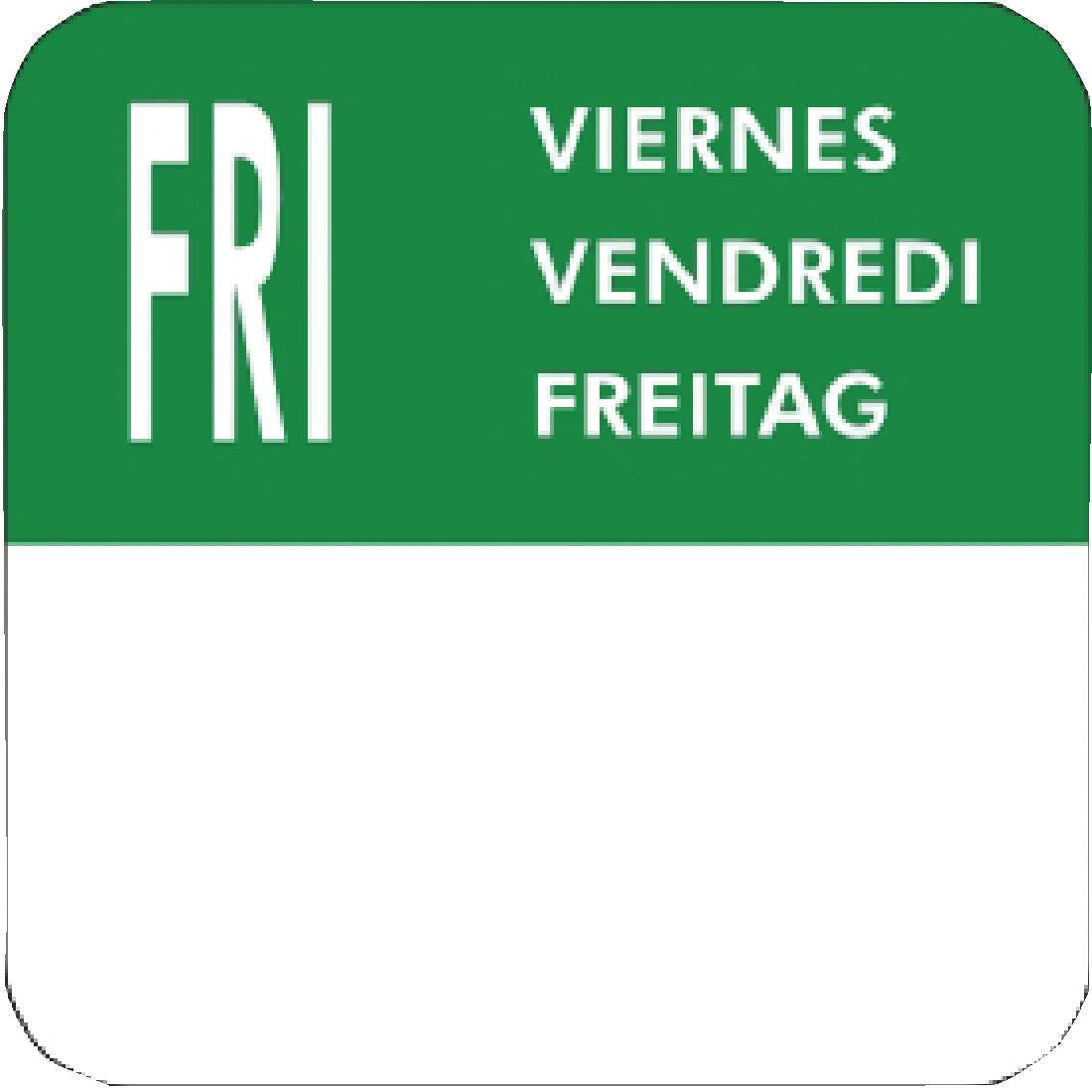 Vogue Removable Day of the Week Labels - S151