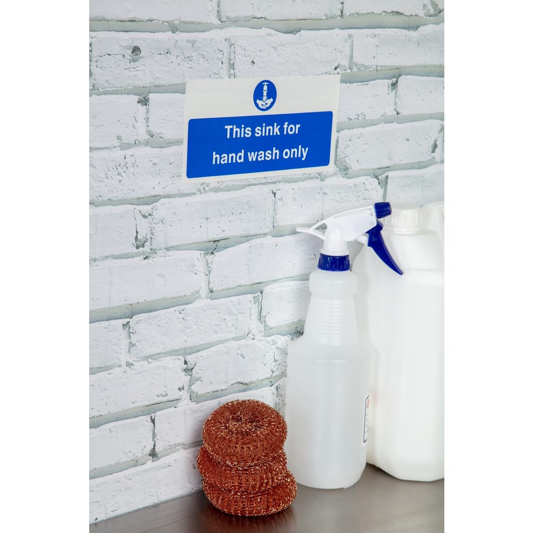 Vogue Hand Wash Only Sign - L952
