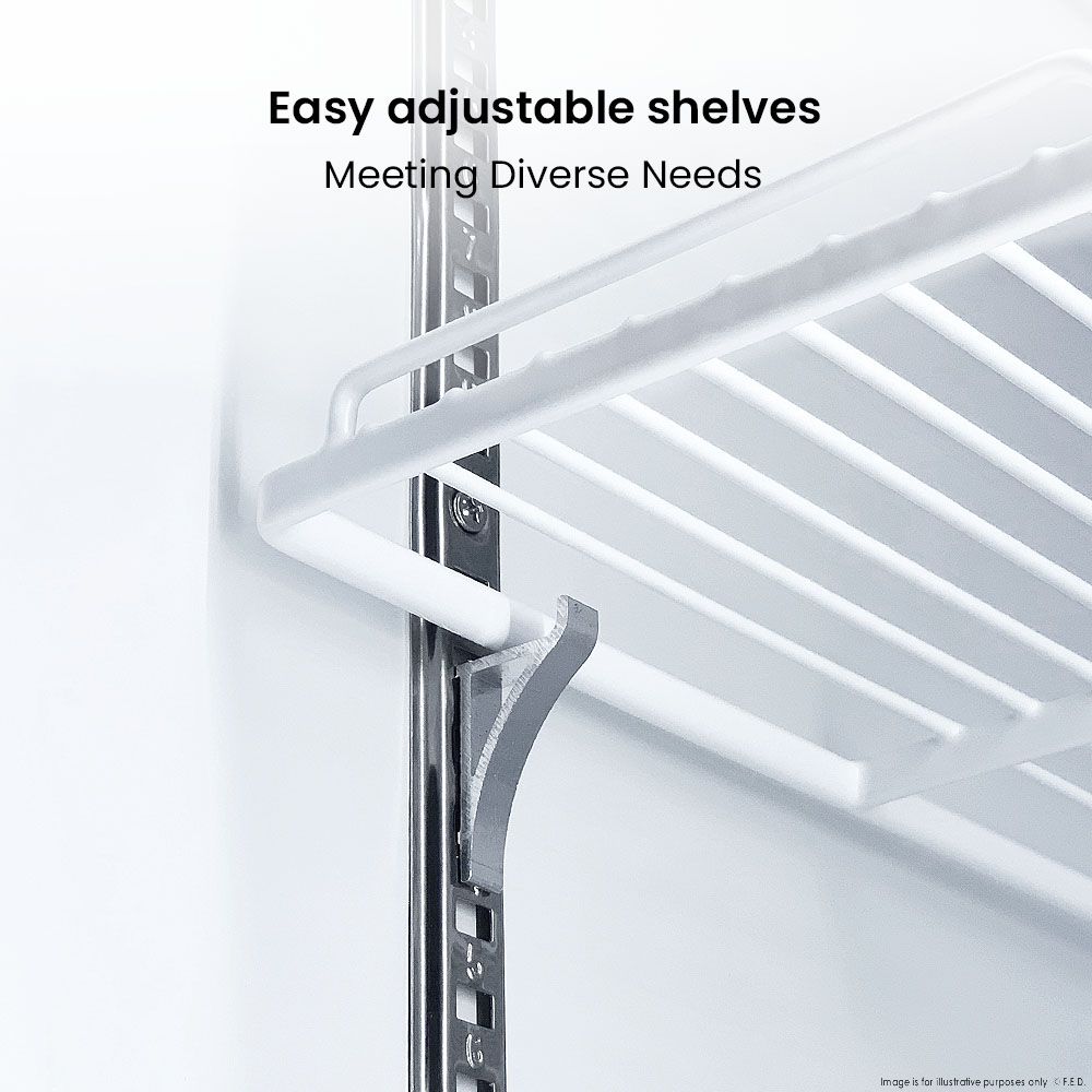 Thermaster Double Glass Door Colourbond Upright Drink Fridge LG-580BP