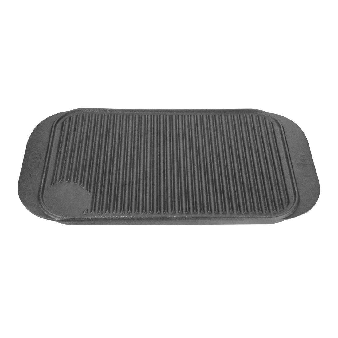 Vogue Reversible Cast Iron Double Griddle Pan - M650