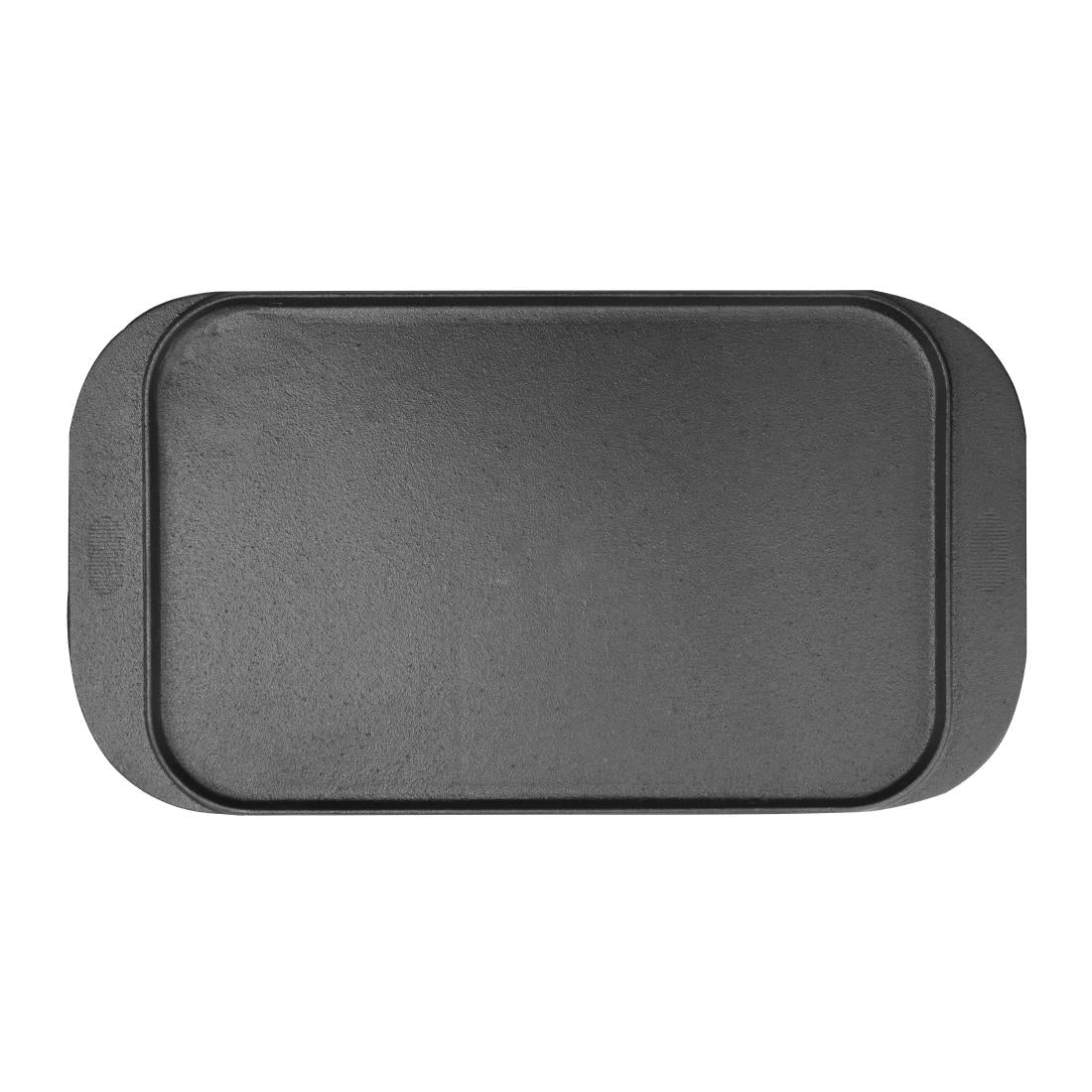 Vogue Reversible Cast Iron Double Griddle Pan - M650