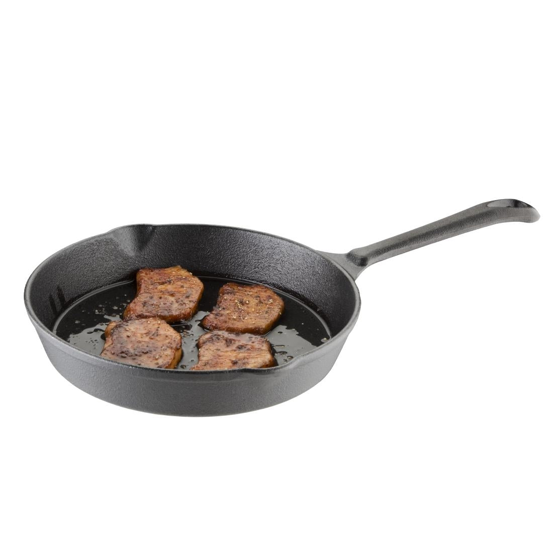 Vogue Round Cast Iron Skillet Pan 203mm - M654