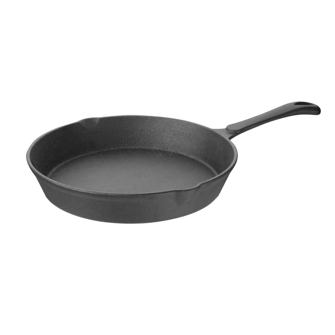 Vogue Round Cast Iron Skillet Pan 255mm - M655