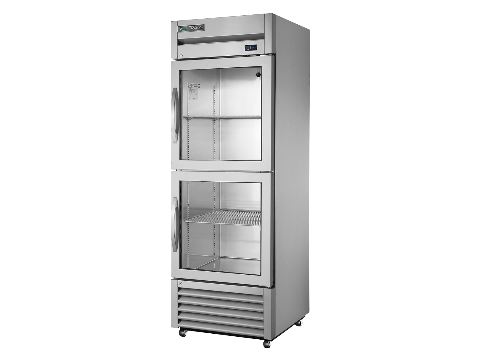 TRUE Reach-In 1 Glass Half Swing Door Refrigerator - T-23G-2-HC-FGD01