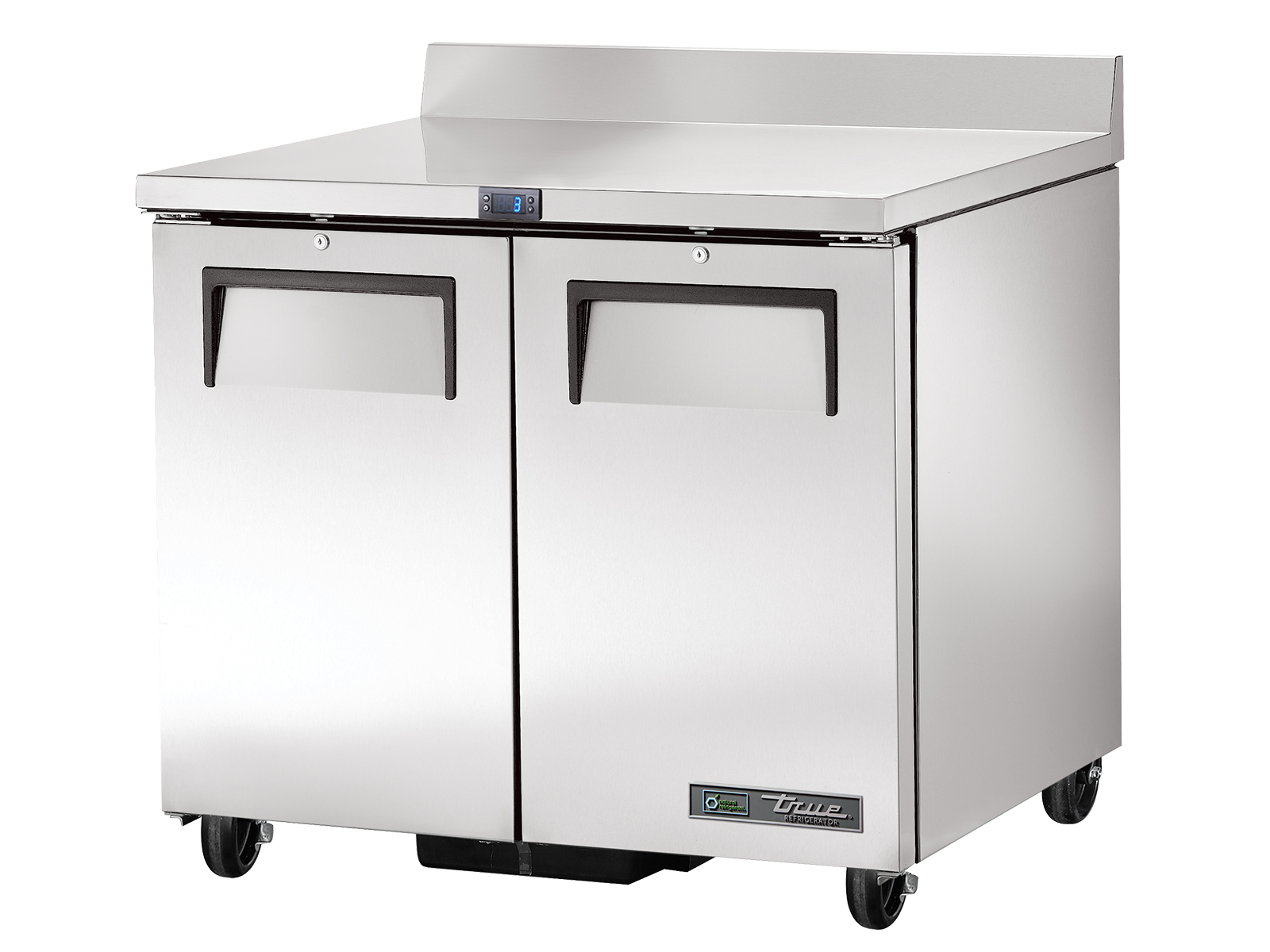 TRUE 2 Solid Door Undercounter/Worktop Refrigerator 920mm Width - TWT-36-HC
