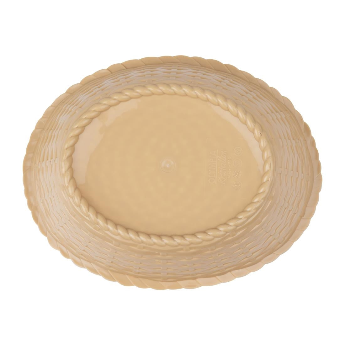 Olympia Kristallon Oval Polypropylene Basket - P017