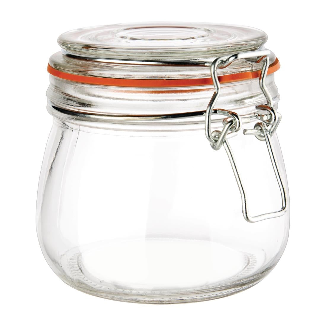 Vogue Clip Top Preserve Jars 500ml - P490