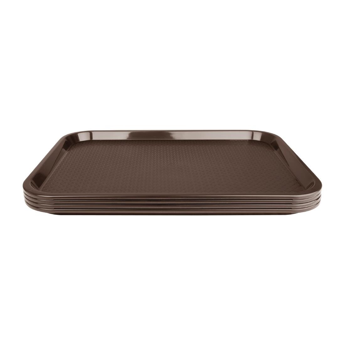 Olympia Kristallon Polypropylene Foodservice Tray 305 x 415mm Brown - P503