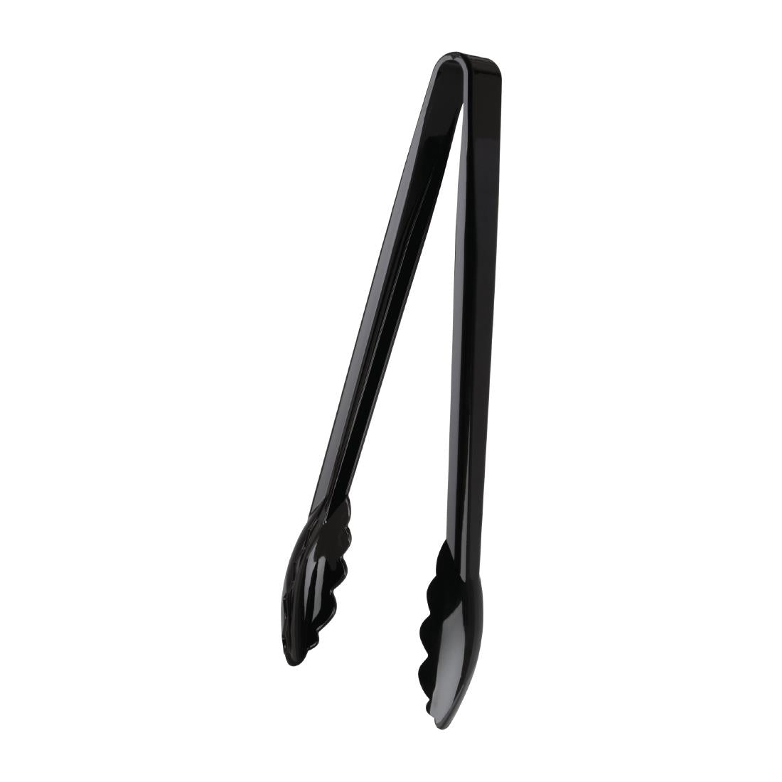 Vogue Black Tongs 300mm - P925