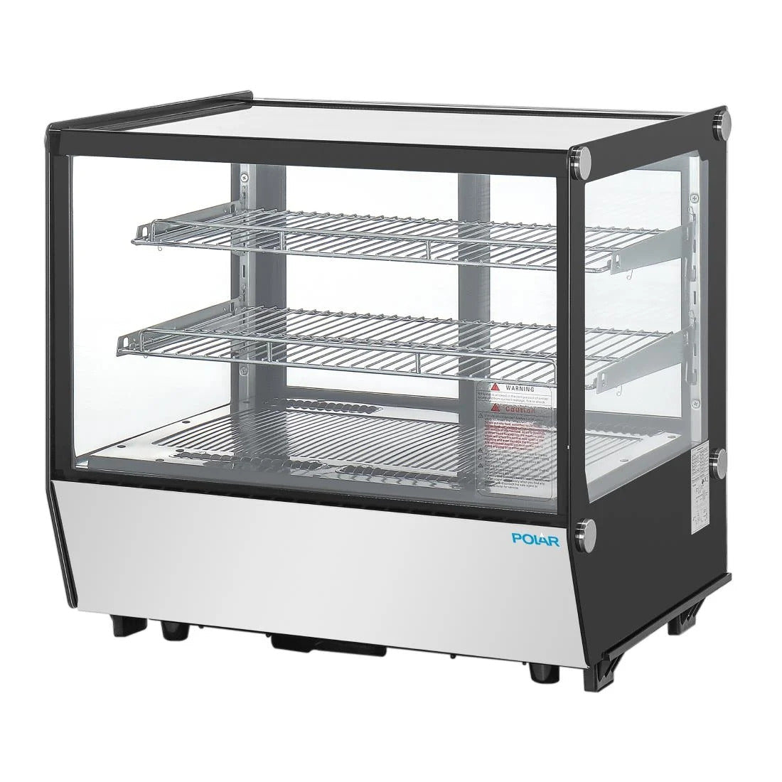 Polar G-Series Counter Display Merchandiser Square Glass - 120Ltr - PG003-A