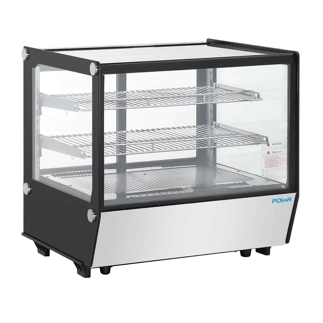 Polar G-Series Counter Display Merchandiser Square Glass - 120Ltr - PG003-A
