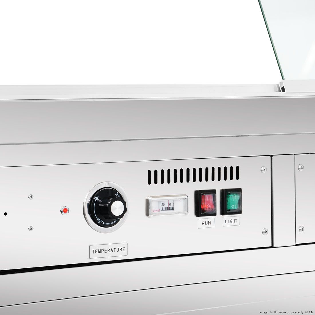 Thermaster Wet and Dry Bain Marie Display 4x1/1 GN Pans PG150FE-XG