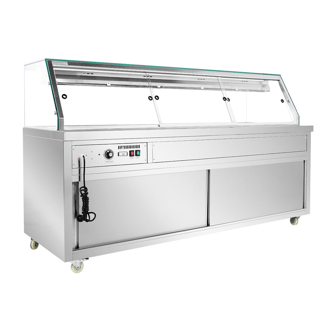 CLEARANCE - Thermaster Wet and Dry Bain Marie Display 6x1/1 GN Pans - PG210FE-XG-NSW2191