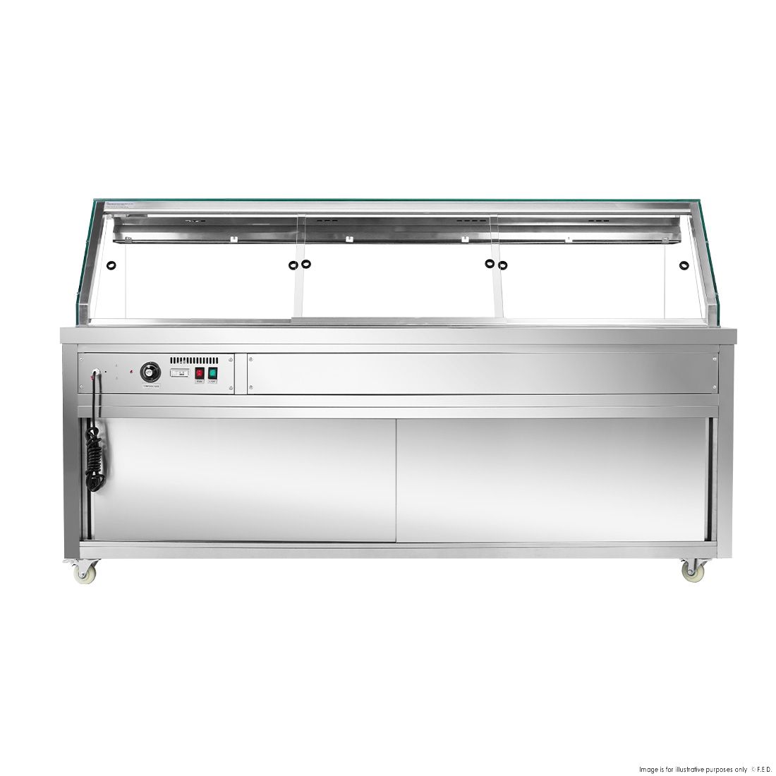 Thermaster Wet and Dry Bain Marie Display 6x1/1 GN Pans PG210FE-XG