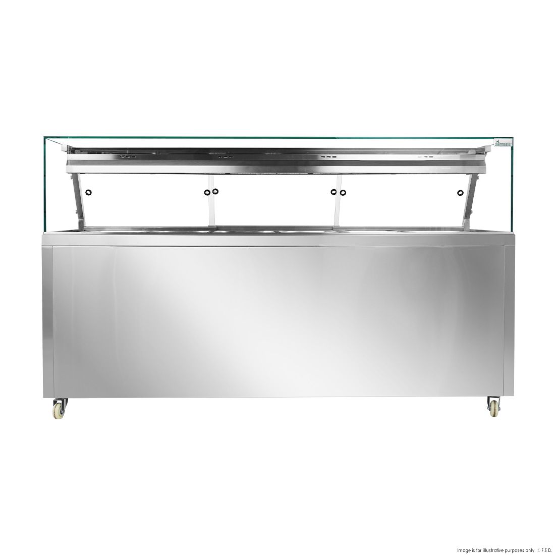 Thermaster Wet and Dry Bain Marie Display 6x1/1 GN Pans PG210FE-XG
