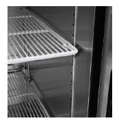 Atosa Single Glass Door Mounted Refrigerator P380WA