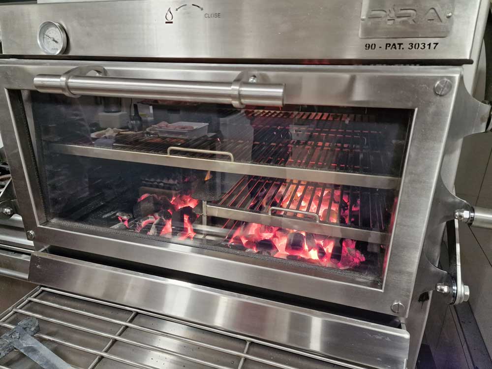 Pira 90 Silver ED Charcoal Oven - 500.107