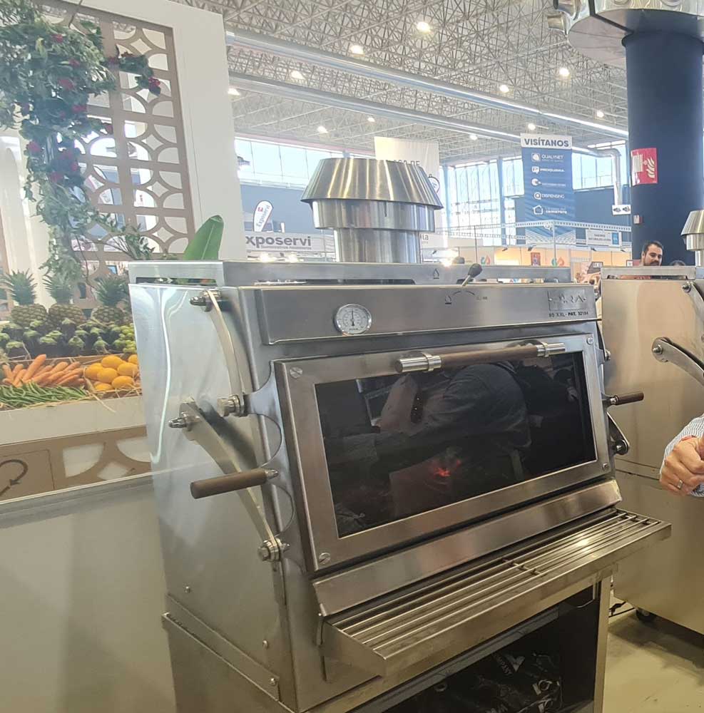 Pira 80 XXL Silver ED Charcoal Oven - 490.108