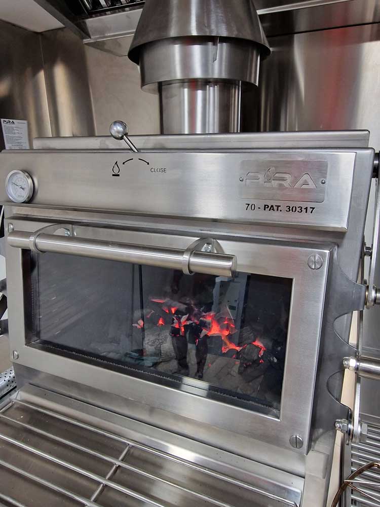 Pira 70 Silver ED Charcoal Oven - 450.107