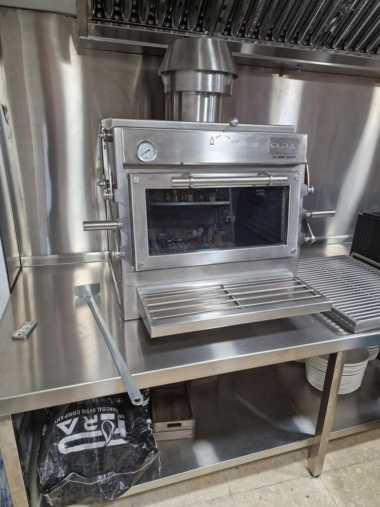 Pira 70 Silver ED Charcoal Oven - 450.107