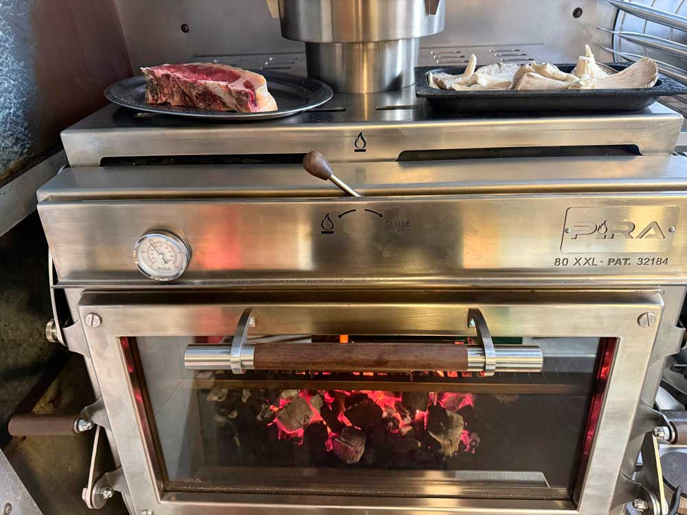 Pira 80 XXL Silver ED Charcoal Oven - 490.108