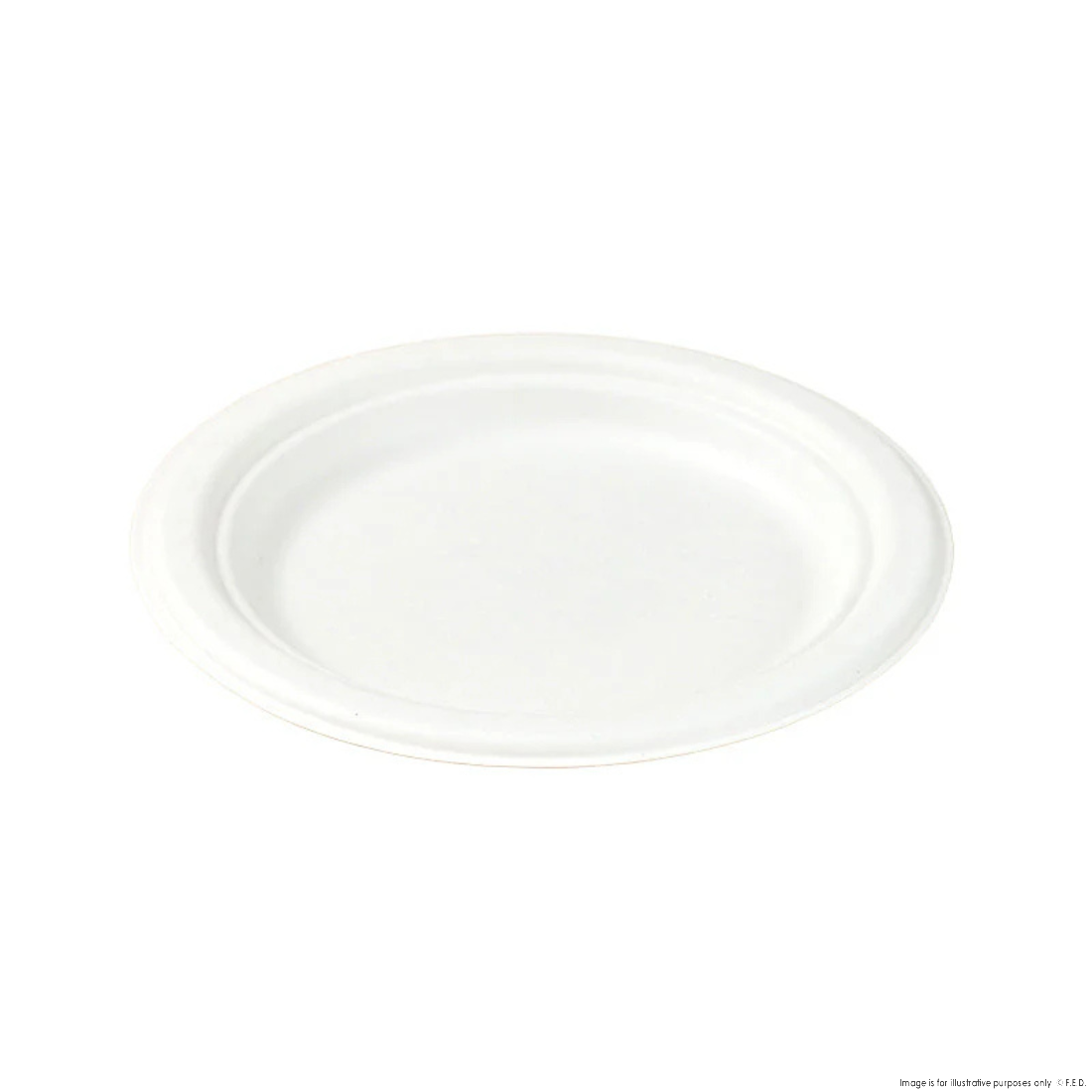 PakMax 7" Sugarcane Round Plate,Ø175*15.8mm - PL-R7