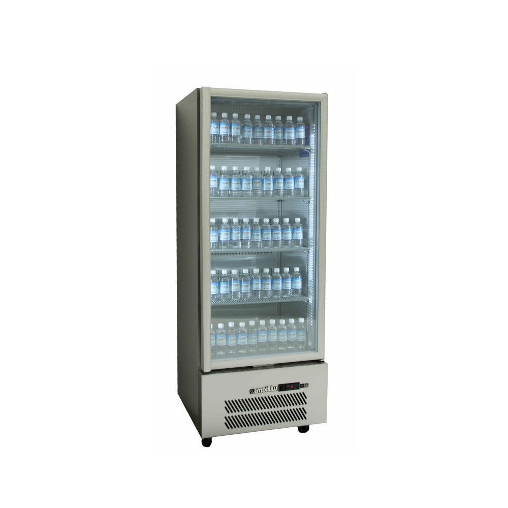 Williams Quartz Star - One Door Stainless Steel Upright Display Refrigerator HQS1GSHC