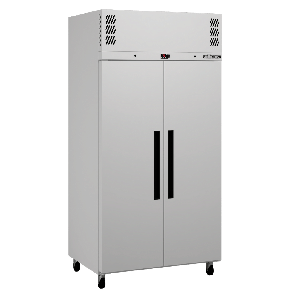 Williams Pearl - Slim Two Door White Colorbond Upright Storage Freezer LPR2SWHC