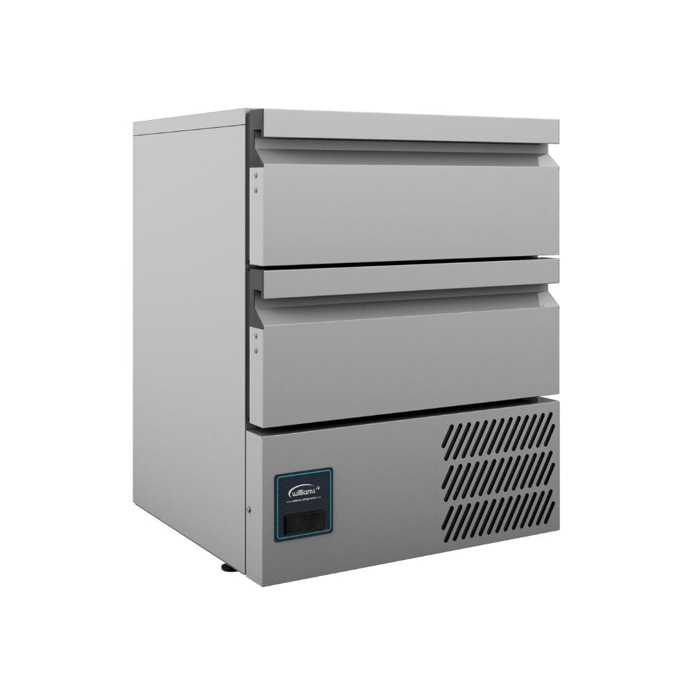 Williams Aztra Hydrocarbon - Two drawer stainless steel under counter freezer LAZ5UCSSDR2-HC