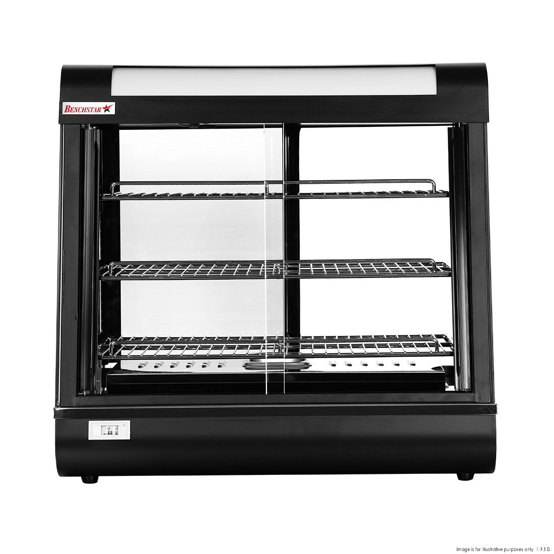 Benchstar Pie Warmer & Hot Food Display PW-RT/660/TGE