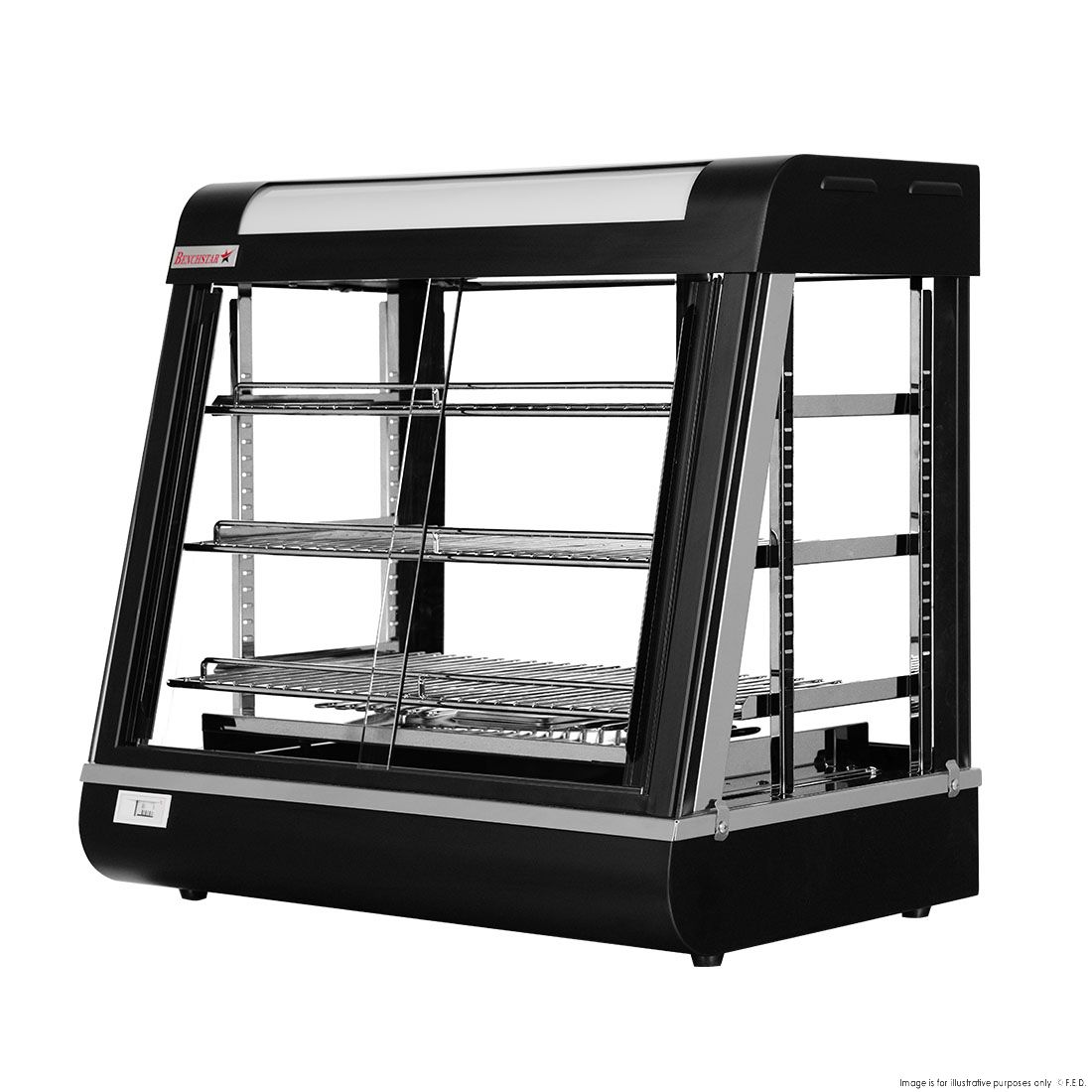 Benchstar Pie Warmer & Hot Food Display PW-RT/660/TGE