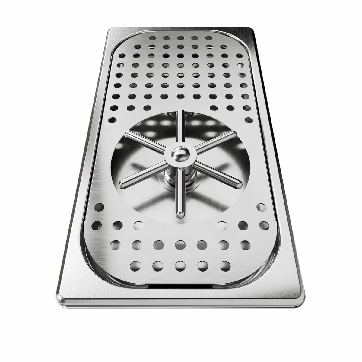 Glass/Milk Jug Rinser with Drain Tray - R-PR-SJD300