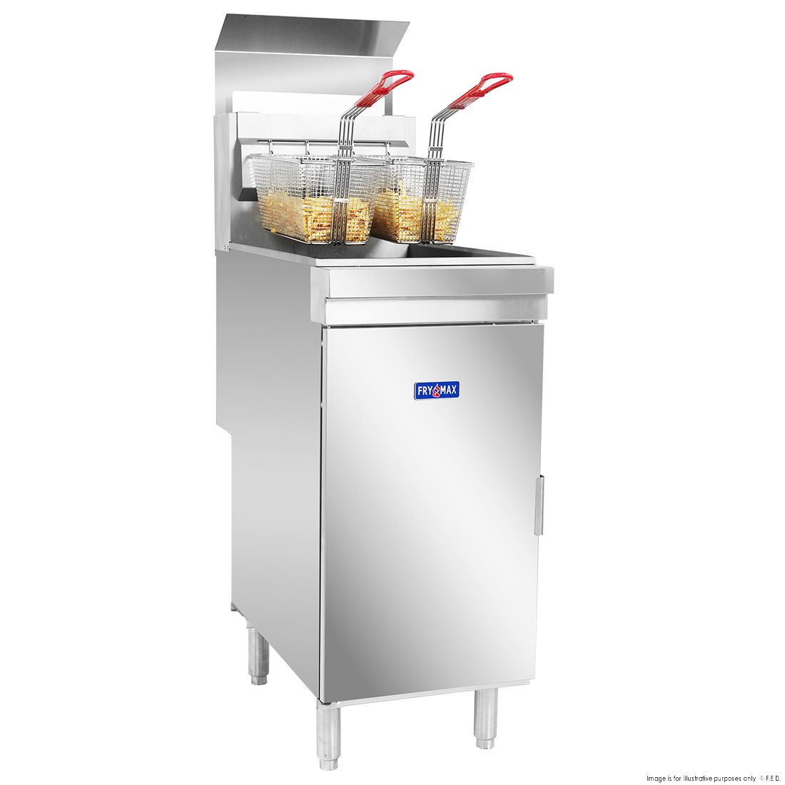 GasMax Superfast LPG Deep Fryer 40 X 76cm 120MJ/h