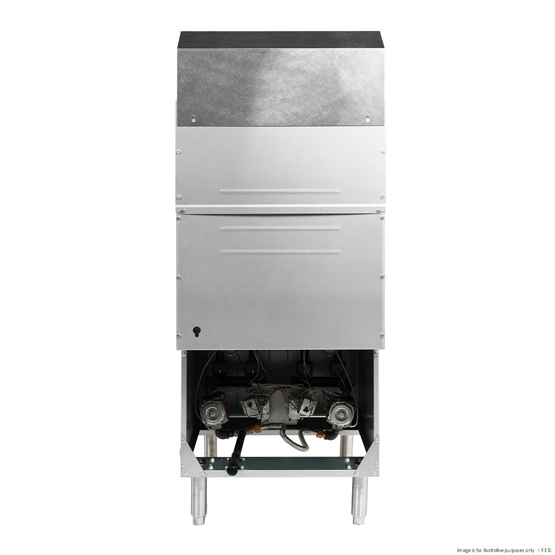 FryMAX Superfast Natural Gas Tube Twin Vat Fryer RC400TE