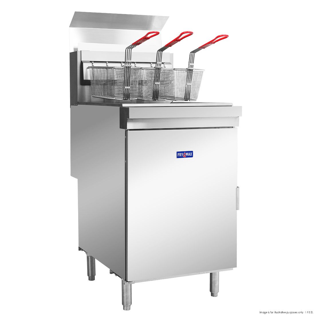 FryMAX Superfast Natural Gas Tube Fryer RC500E