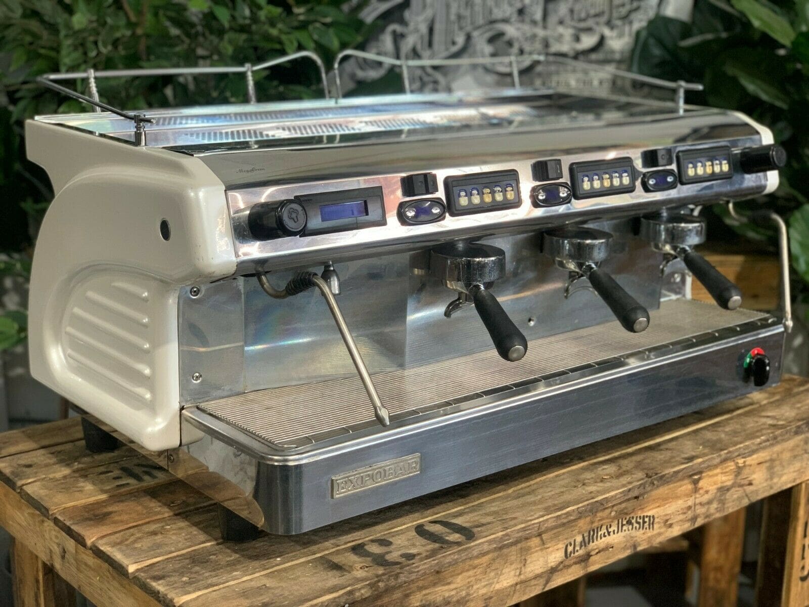 Expobar Ruggero Pearl - 3 Group Commercial Espresso Machine - White
