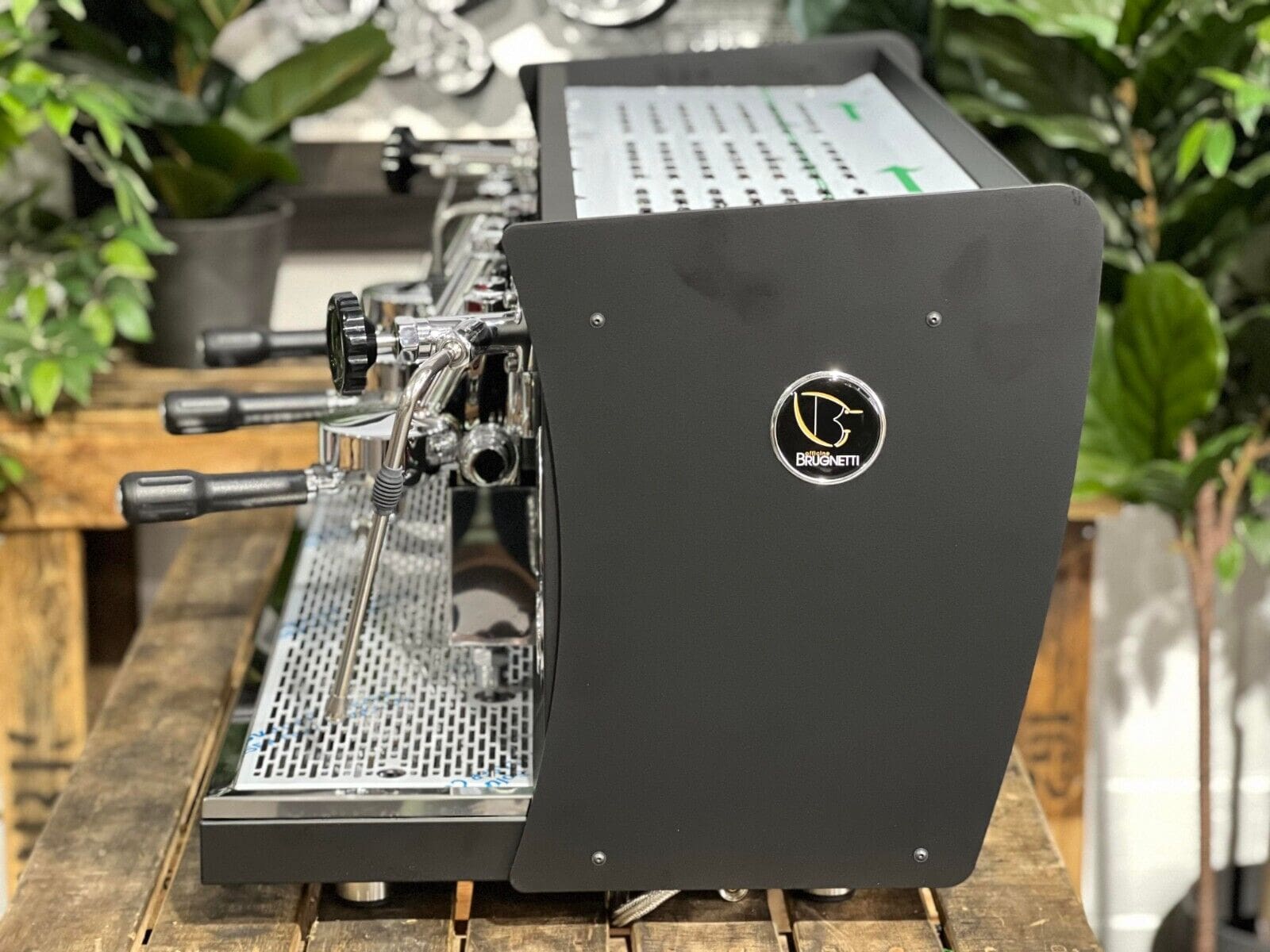 Brugnetti Giulia - 3 Group Commercial Espresso Machine - Black