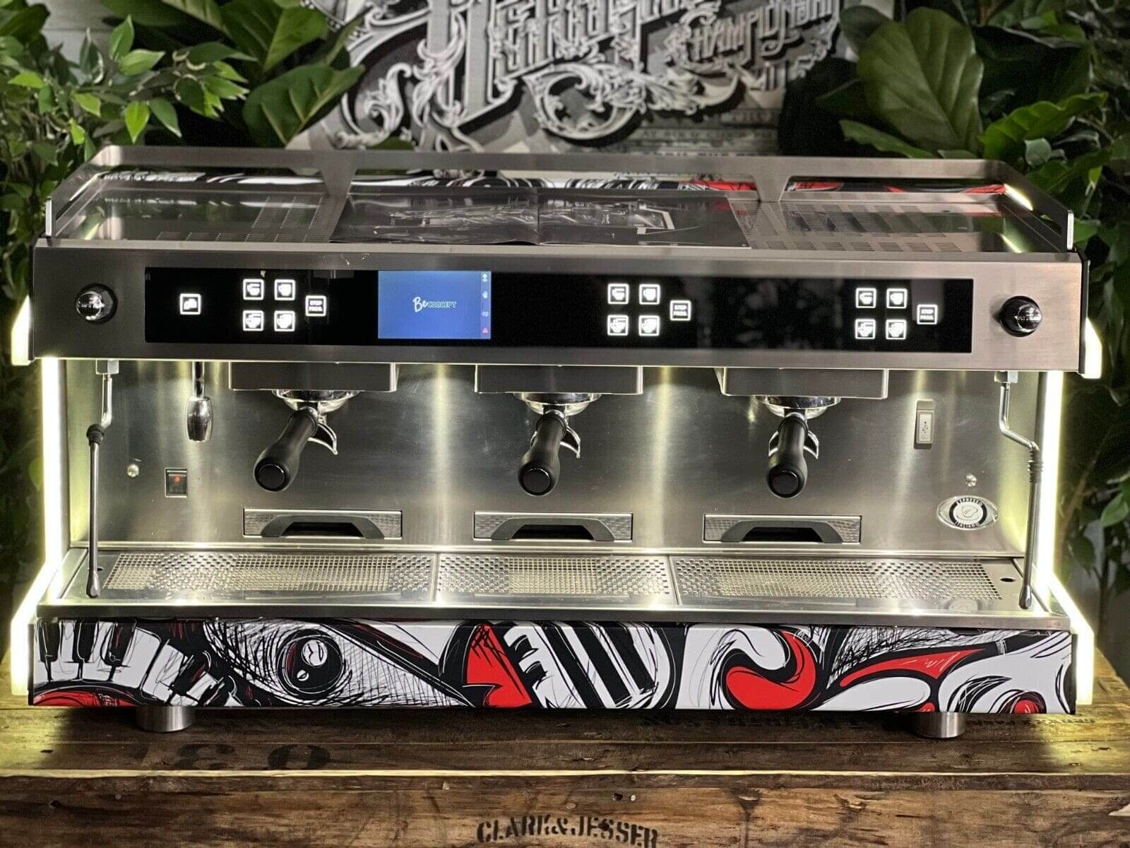 Wega Urban - 3 Group Commercial Espresso Machine - Custom Wrap