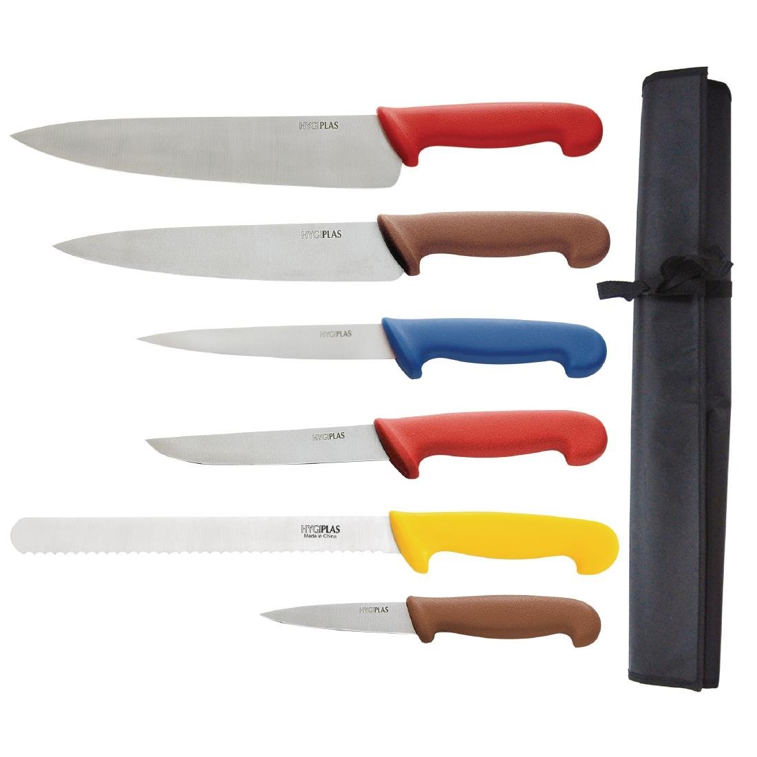 Hygiplas Colour Coded Chefs Knife Set - S088