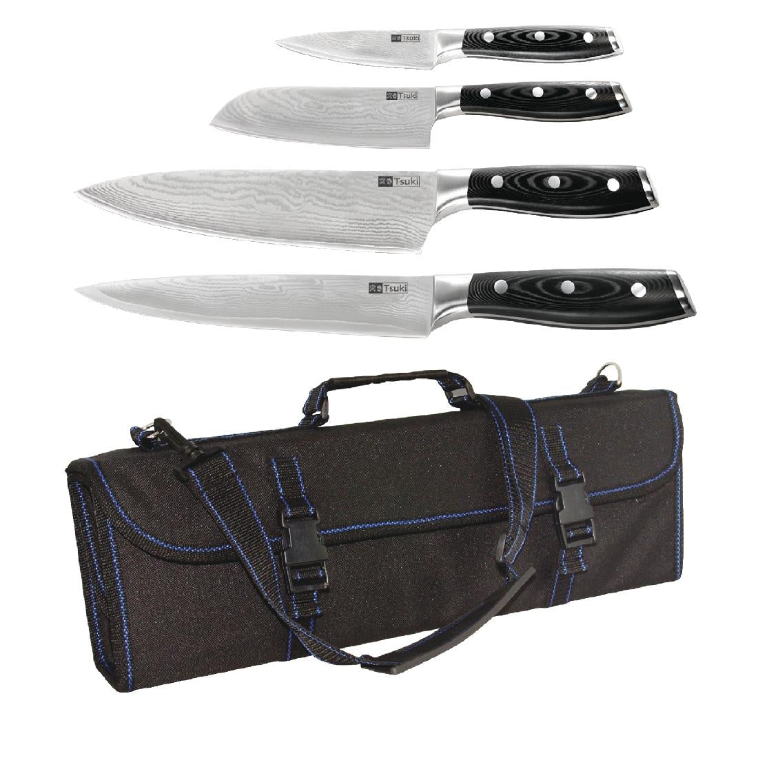 Vogue Tsuki 4 Piece Series 7 Knife Set and Case Special Offer - S704