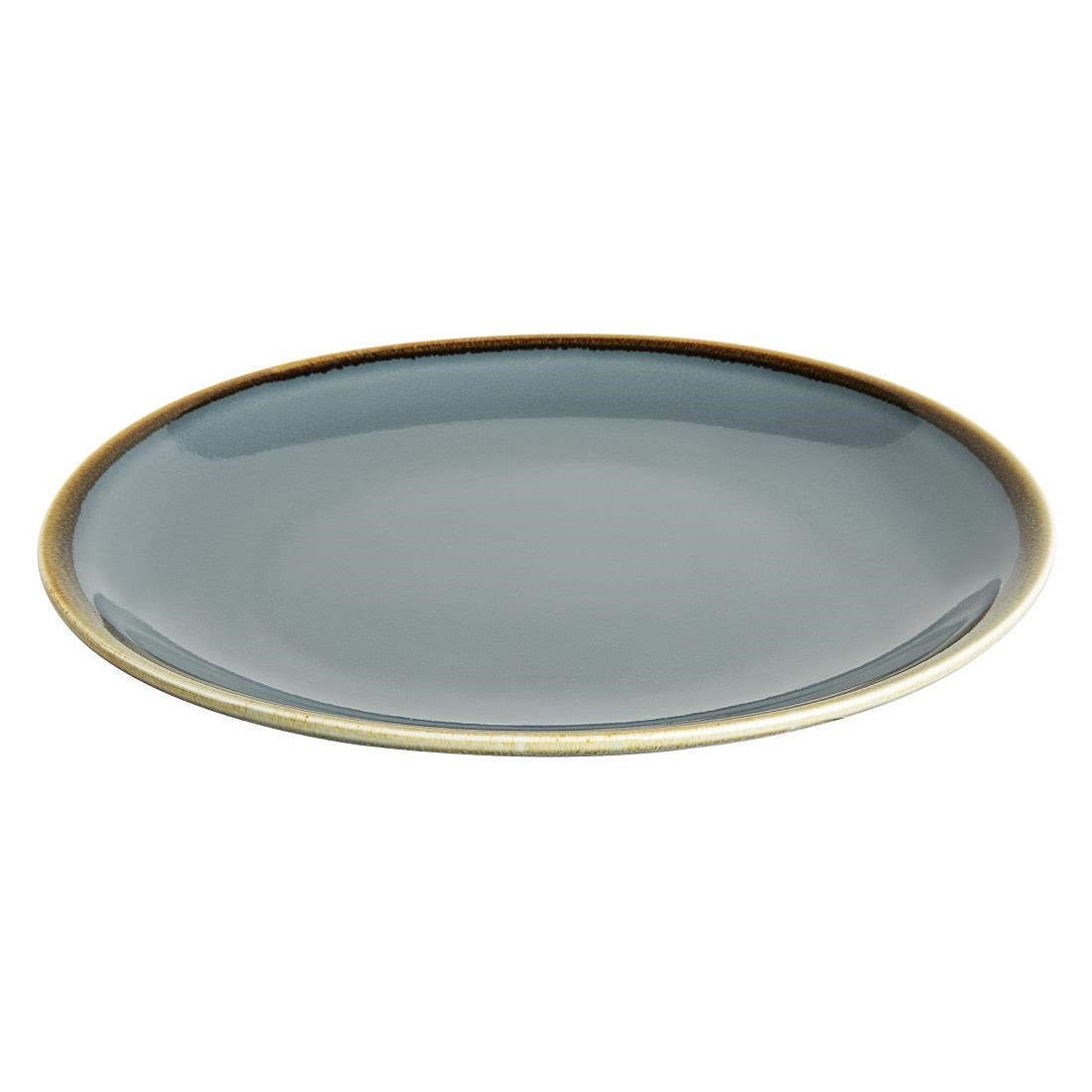 Olympia Kiln Round Coupe Plate Ocean 230mm (6 Pack) - SA282