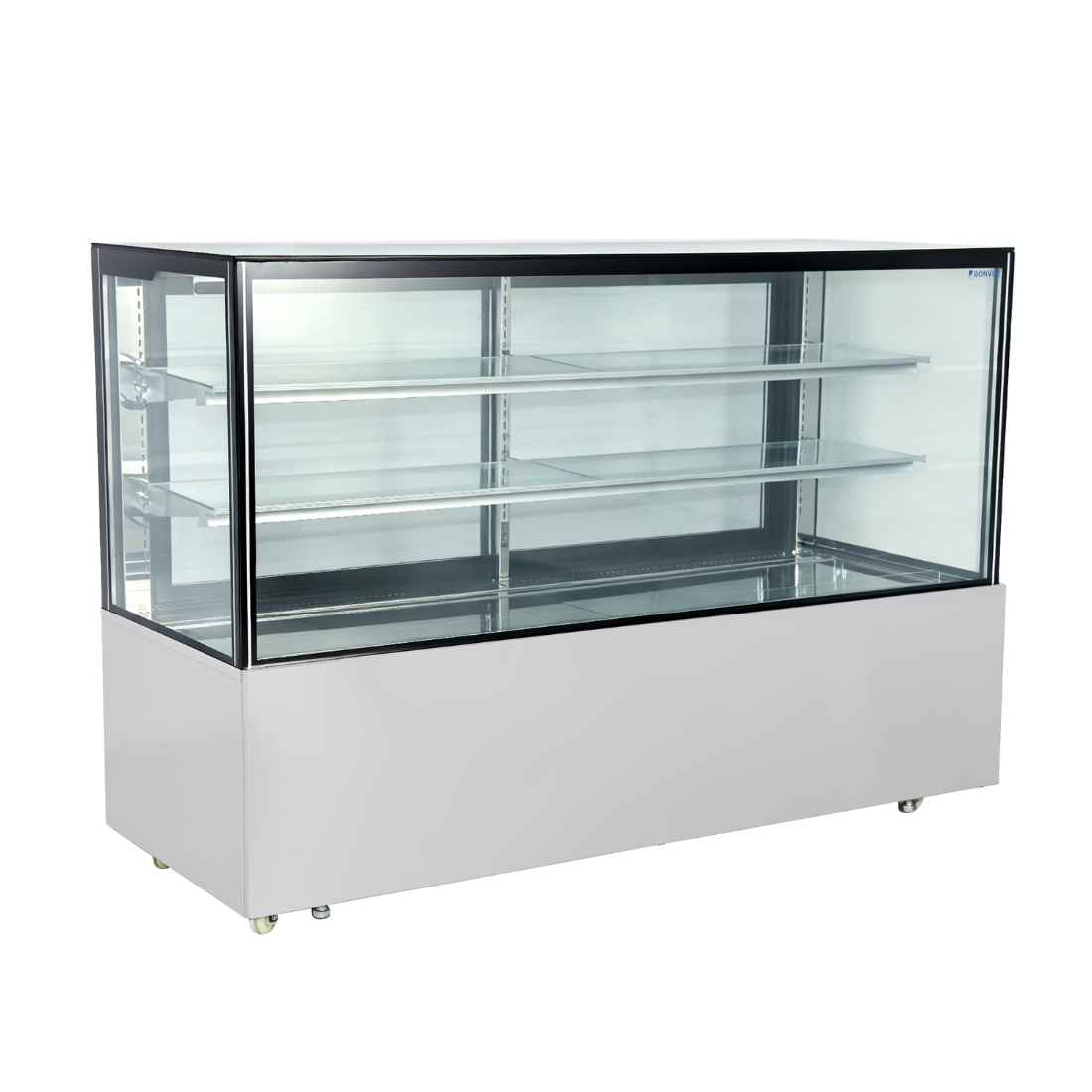 Bonvue Deluxe 1800mm Square Glass Cake Display Cabinet - SC180FA-2XB